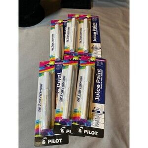 Pilot Juice Paint Pens White Lot of 6